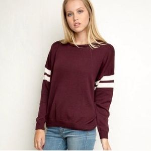 Brandy Melville maroon sweater